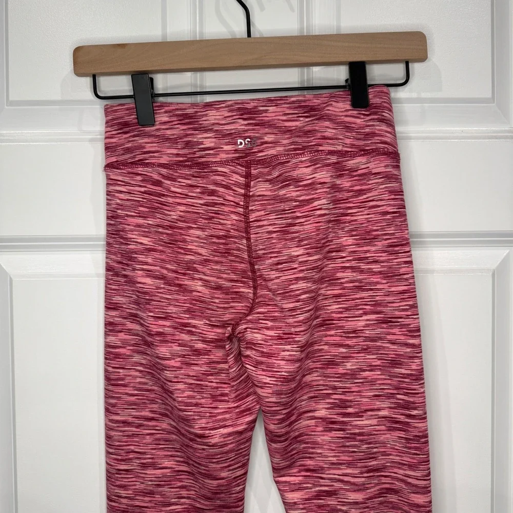 DSG Kids Girls Athletic Leggings Pink Heathered Size‎ M 10-12 Activewear